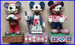 Disney Mickey Mouse Greetings From China, Japan, France Figurine (Jim Shore)
