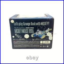 Disney Mickey Mouse Guitar Figure GRUNGE VERSION. MEDICOM TOY ROEN from japan