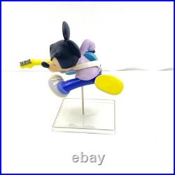 Disney Mickey Mouse Guitar Figure GRUNGE VERSION. MEDICOM TOY ROEN from japan