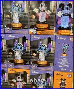 Disney Mickey Mouse Halloween Vampire Spinning Lantern Figurine 36.5cm