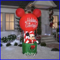 Disney Mickey Mouse Hot Air Balloon 7ft Christmas Inflatable holiday lights
