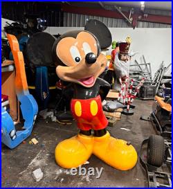Disney Mickey Mouse Large Figurine Statue Red Shorts, Yellow Shoes