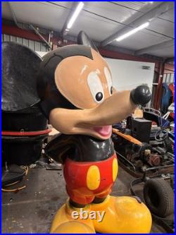 Disney Mickey Mouse Large Figurine Statue Red Shorts, Yellow Shoes