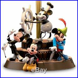 Disney Mickey Mouse Limited Edition Thru the Years Table Lamp Collectible with COA