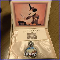 Disney Mickey Mouse Limited Edition Watch Set 4 Wristwatches 1 Pocket Watc