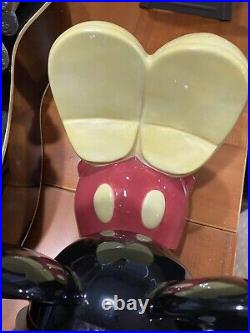 Disney Mickey Mouse Lounging Laying Cookie Jar Rare Vintage