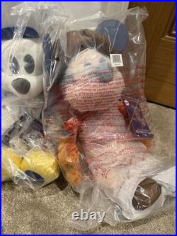 Disney Mickey Mouse Main Attraction 50th Anniversary Celebration Full Plush Set