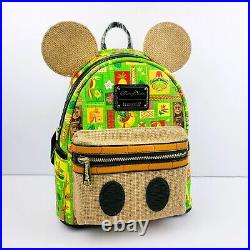 Disney Mickey Mouse Main Attraction Enchanted Tiki Room Mini Backpack & Ears Set Disney Mickey Mouse Main Attraction Enchanted Tiki Room Mini Backpack & Ears Set
