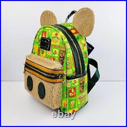 Disney Mickey Mouse Main Attraction Enchanted Tiki Room Mini Backpack & Ears Set Disney Mickey Mouse Main Attraction Enchanted Tiki Room Mini Backpack & Ears Set