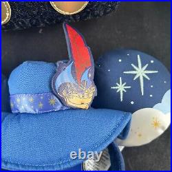 Disney Mickey Mouse Main Attraction Peter Pan's Flight Loungefly Backpack & Ears