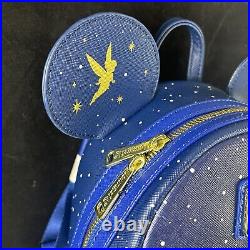 Disney Mickey Mouse Main Attraction Peter Pan's Flight Loungefly Backpack & Ears