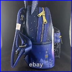 Disney Mickey Mouse Main Attraction Peter Pan's Flight Loungefly Backpack & Ears
