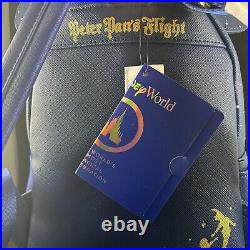 Disney Mickey Mouse Main Attraction Peter Pan's Flight Loungefly Backpack & Ears