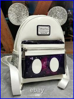 Disney Mickey Mouse Main Attraction Space Mountain Loungefly Backpack 1/12