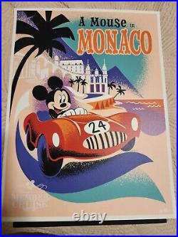 Disney Mickey Mouse Meets Med Silk Screen Poster Prints Collection Bret Iwan DVC