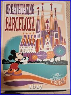 Disney Mickey Mouse Meets Med Silk Screen Poster Prints Collection Bret Iwan DVC