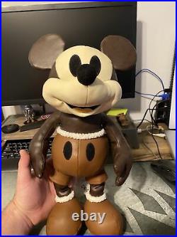 Disney Mickey Mouse Memories April Plush 4/12 New In Hand (Brown Leather)