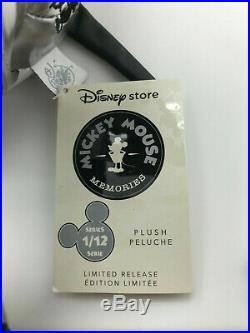 Disney Mickey Mouse Memories January Plush Collection Steamboat Willie NWT 1/12