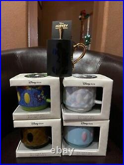 Disney Mickey Mouse Memories May June Aug Dec & Mickey The True Classic Mugs