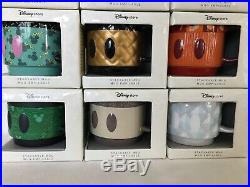 Disney Mickey Mouse Memories STACKABLE MUGS COMPLETE SET 1-12 2018 SOLD OUT NEW