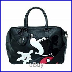 Disney Mickey Mouse Men Women Travel Weekend Duffel Luggage Overnight Black Bag