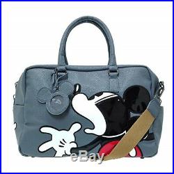 Disney Mickey Mouse Men Women Travel Weekend Duffel Luggage Overnight Gray Bag