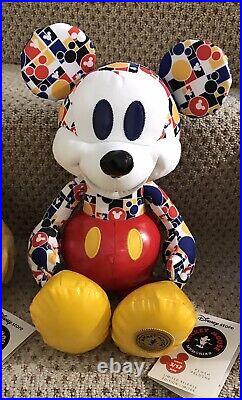 Disney Mickey Mouse Mickey Memories Set Of 3 Plushes January February March 2018