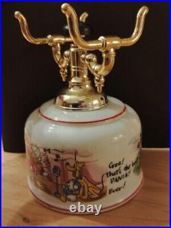 Disney Mickey Mouse Minnie Donald Music Box Phone Holder Ornament Figure Rare EX