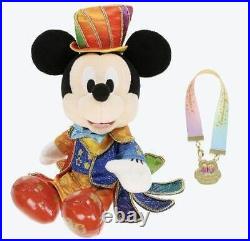 Disney Mickey Mouse Minnie Souvenir Pair Plush 40Th Anniversary Japan Free Ship