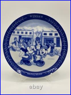 Disney Mickey Mouse Noritake Year Plates 1997-2002 6pc Bank of Tokyo-Mitsubishi