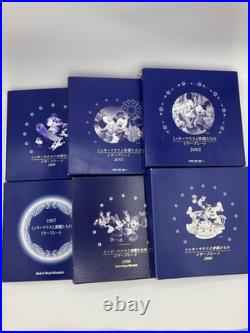 Disney Mickey Mouse Noritake Year Plates 1997-2002 6pc Bank of Tokyo-Mitsubishi