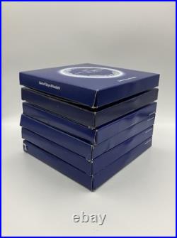 Disney Mickey Mouse Noritake Year Plates 1997-2002 6pc Bank of Tokyo-Mitsubishi