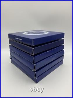 Disney Mickey Mouse Noritake Year Plates 1997-2002 6pc Bank of Tokyo-Mitsubishi