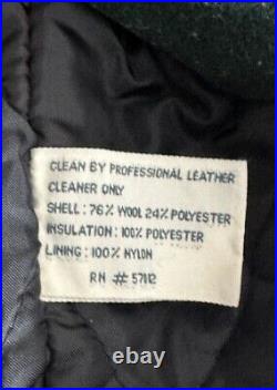 Disney Mickey Mouse Pigskin Classic Wool Blend Jacket Football Adult M Vintage