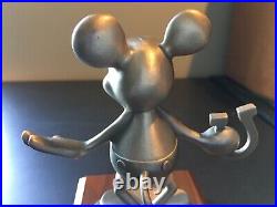 Disney Mickey Mouse Plane Crazy 1928 Pewter Figurine LIMITED EDITION 208/2500