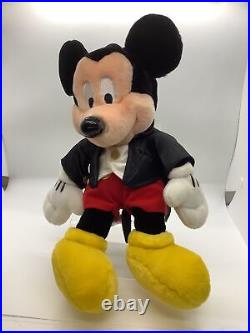 Disney Mickey Mouse Plush Soft Toy Rare Special Edition Vibrates Talks Laughs