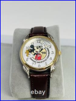 Disney Mickey Mouse & Pluto 75 Years Of Love & Laughter Ltd. Ed. Watch Mint