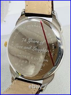 Disney Mickey Mouse & Pluto 75 Years Of Love & Laughter Ltd. Ed. Watch Mint