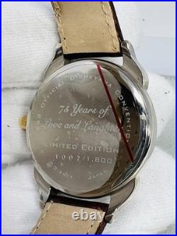 Disney Mickey Mouse & Pluto 75 Years Of Love & Laughter Ltd. Ed. Watch Mint