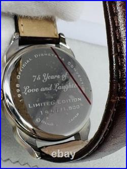 Disney Mickey Mouse & Pluto 75 Years Of Love & Laughter Ltd. Ed. Watch Mint Disney Mickey Mouse & Pluto 75 Years Of Love & Laughter Ltd. Ed. Watch Mint