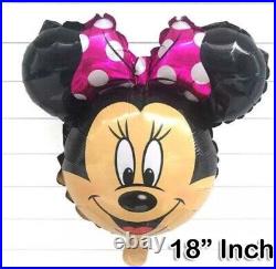 Disney Mickey Mouse Polka Dots Birthday Balloon Foil Latex Birthday Party UK