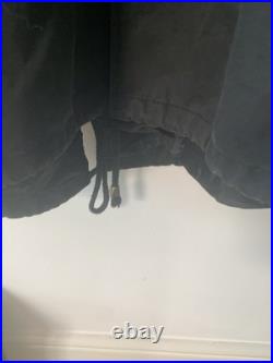 Disney Mickey Mouse Rare Black Long Jacket with Embroidered Mickey Mouse Size M