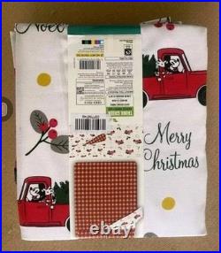 Disney Mickey Mouse Reversible DOUBLE Duvet Cover Set & Pillow Cover Christmas