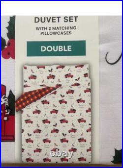 Disney Mickey Mouse Reversible DOUBLE Duvet Cover Set & Pillow Cover Christmas Disney Mickey Mouse Reversible DOUBLE Duvet Cover Set & Pillow Cover Christmas