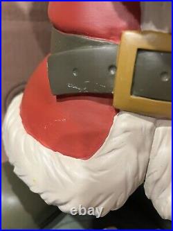 Disney Mickey Mouse Santa Christmas Big Figure 21 With Bell VERY RARE. READ