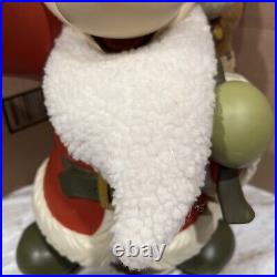 Disney Mickey Mouse Santa Christmas Big Figure 21 With Bell VERY RARE. READ