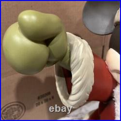 Disney Mickey Mouse Santa Christmas Big Figure 21 With Bell VERY RARE. READ