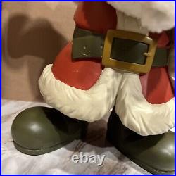 Disney Mickey Mouse Santa Christmas Big Figure 21 With Bell VERY RARE. READ