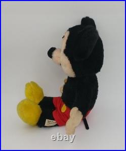 Disney Mickey Mouse Stuffed Toy Original Park Opening Used, Has Stains