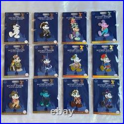 Disney Mickey Mouse The Main Attraction Pin Badge Complete Set of 12 Limited